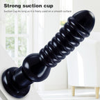 Oversize Big Anal Dildo Butt Plug - Soft Silicone Suction Cup Dildos for Men Women