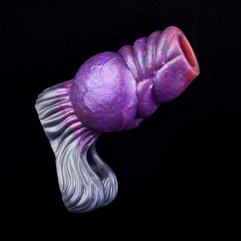 5-Inch Male Fantasy Penis Extender – Flesh-Inflating Silicone Cock Sleeve