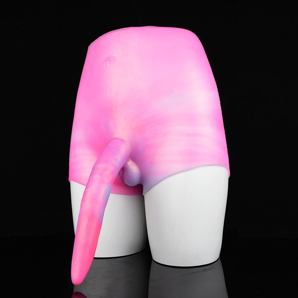 High Waisted Wearable Dildo Pants - Strap On Deer Whip Fantasy Dildos Pegging Sexuality