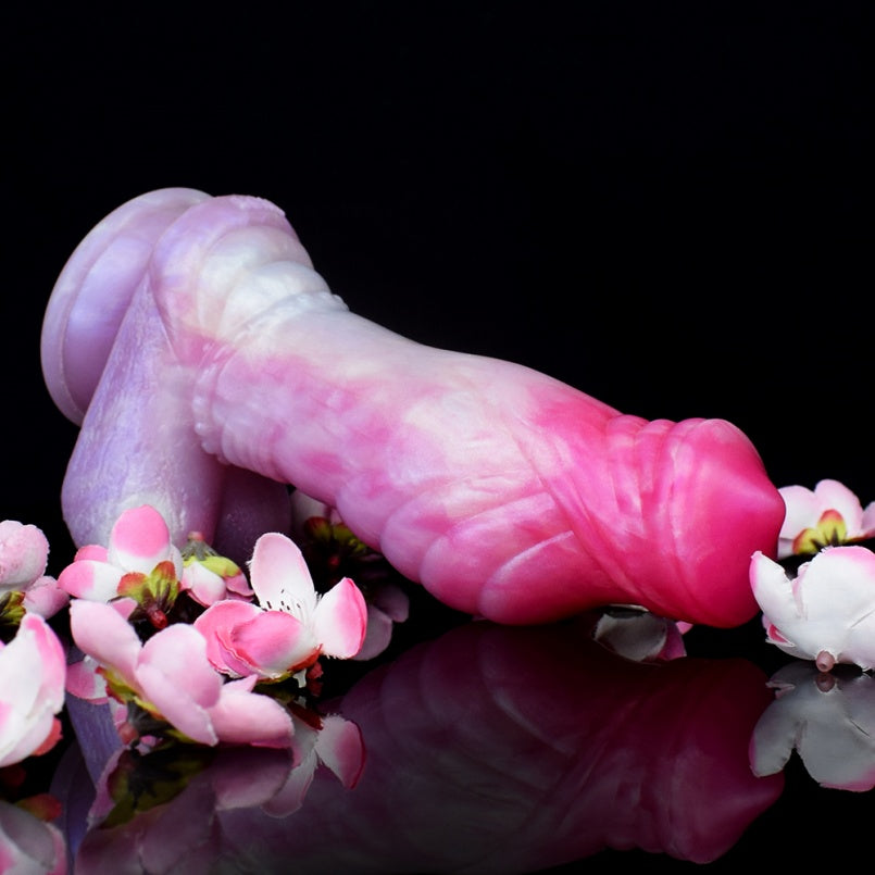 Sakura Silicone Fantasy Dragon Dildo – Stimulation G-Spot Expanding Mid-Shaft for Female Pleasure
