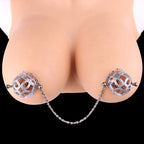 Spherical Nipple Clamps Bettie Bondage Kit – Hollow Woven Restriant Kinky Sex Toys for Women