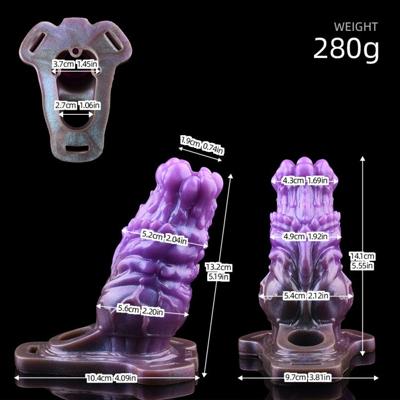 Silicone Penis Extender Fantasie Cock Sleeve-Sculptural Impact and Neural Compression