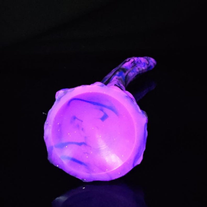 Fantasy Purple Silicone Dildo Anal Plug – Realistic Anal Gape Toy for Lesbian and Vaginal Use