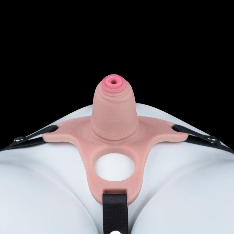 Realistic Male Wearable Chastity Cage – Flesh-Toned Silicone Restraint Gear