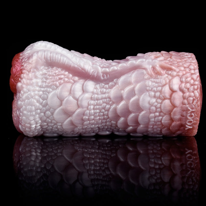 Fire Dragon Dual-Channel Pocket Pussy – Anal & Vaginal Fantasy Silicone Masturbator | Domlust