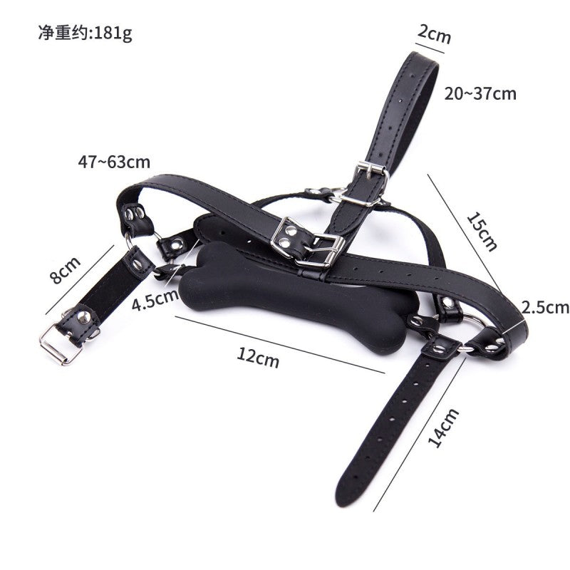 Silicone Bone Gag Collection | Soft Silicone Bone Design with Adjustable Strap System