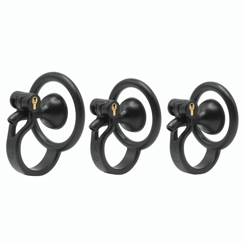 Inverted Male Chastity Cage with Optimized Extended Urethral Tube