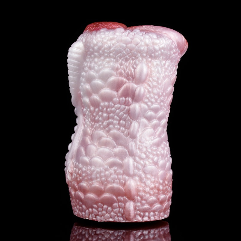 Fire Dragon Dual-Channel Pocket Pussy – Anal & Vaginal Fantasy Silicone Masturbator | Domlust