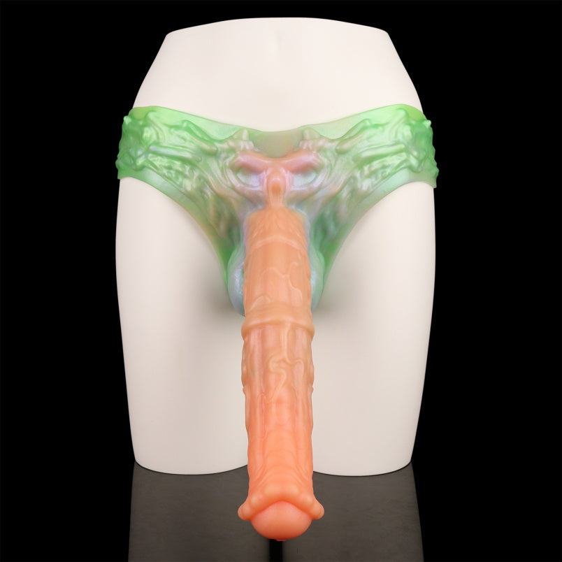 Wearable Silicone Cock Sleeve Pants – Horse-Inspired Extender Underwear for Enhanced Size & Secure Fit