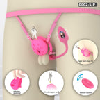 Recessed Silicone Chastity Cage for Men | Ergonomic Inward Design Wearable Device with Remote Vibration & Adjustable Fit System