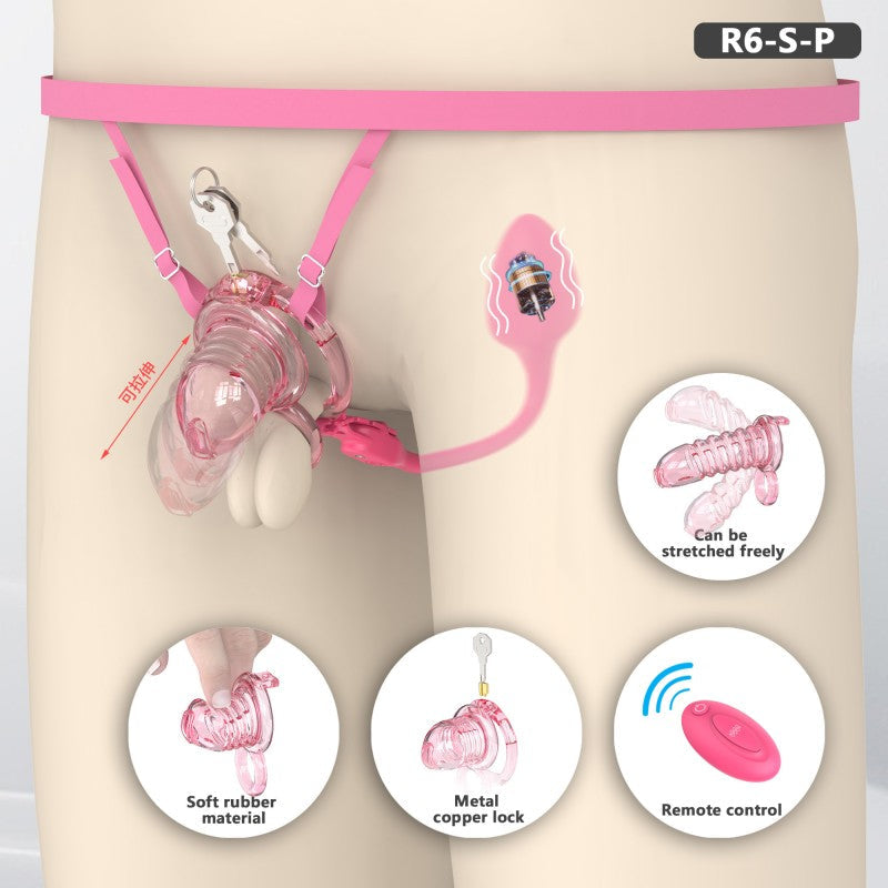 Transparent Flexible Chastity Cage with Stretchable Design （R6）
