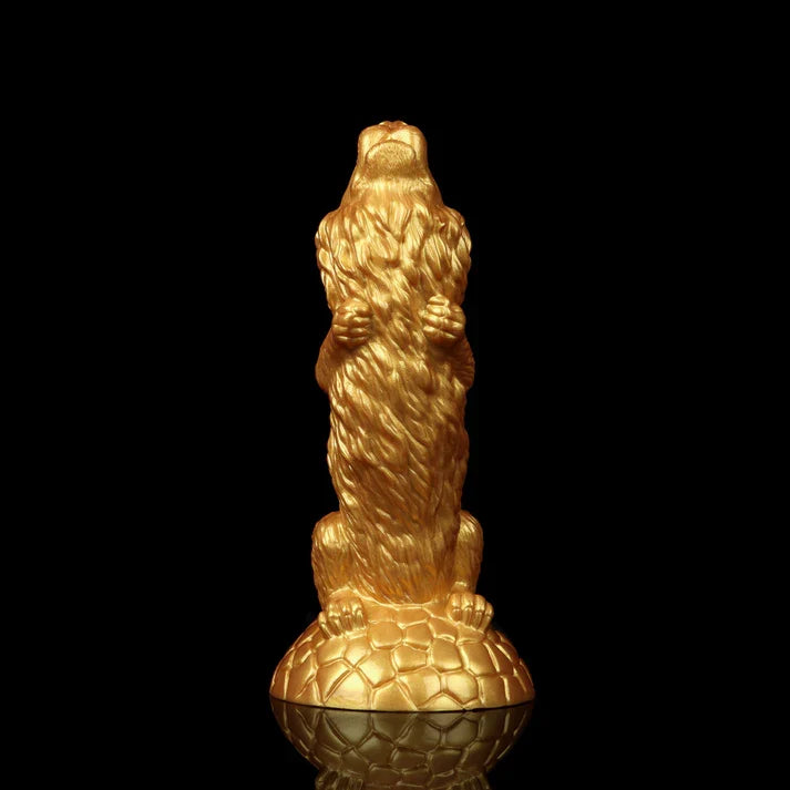 Gold Lion Dildo – Luxury Fantasy Animal-Inspired Silicone Dildo