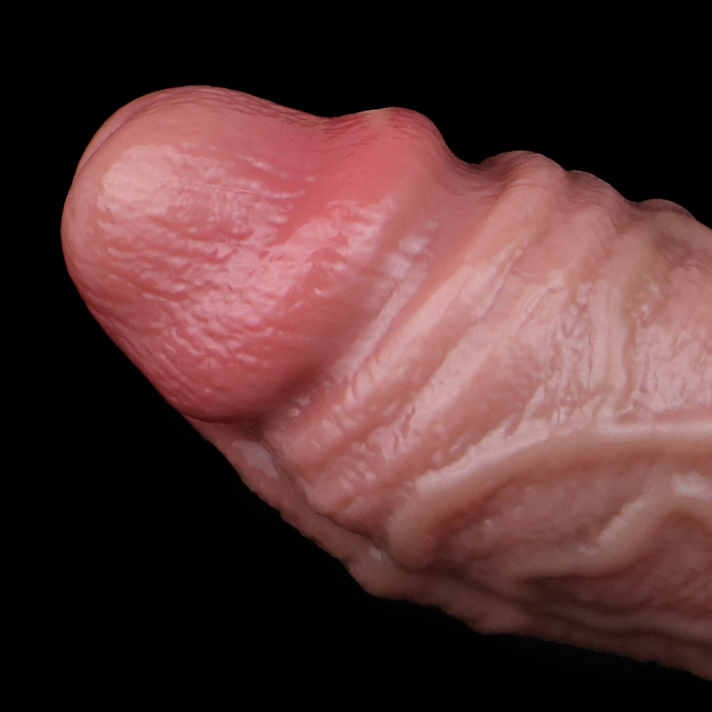 Realistic Cock Sleeve Sex Toys for Men - Lifelike Textured Big Girthy Penis Sheath Extender