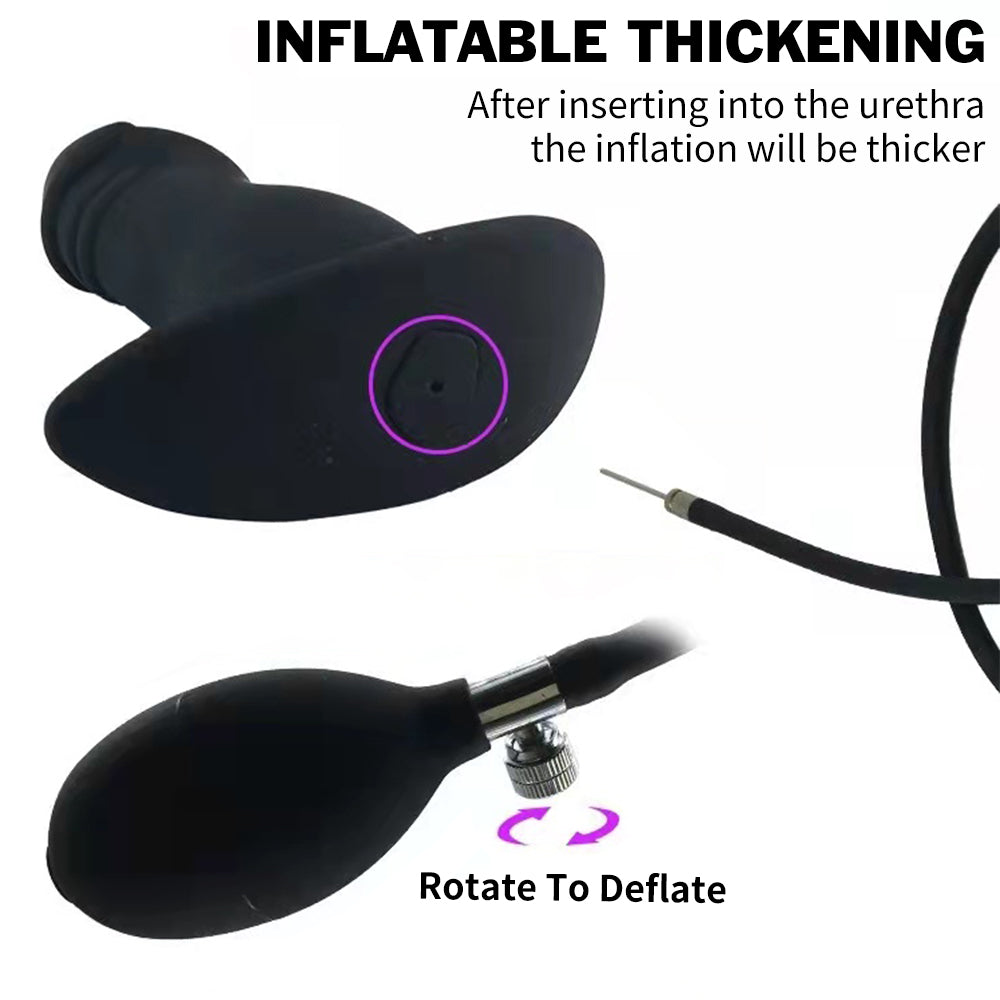 Ball Gag Oral Sex Toys - Inflatable Butt Plug Leather Buckle Female Male Fantasy Dildo Mask