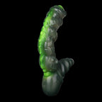 Fantasy Dildo Vibrator Clit Stimulator - Vibrating Monsterdildo Butt Plug Sex Toys for Women