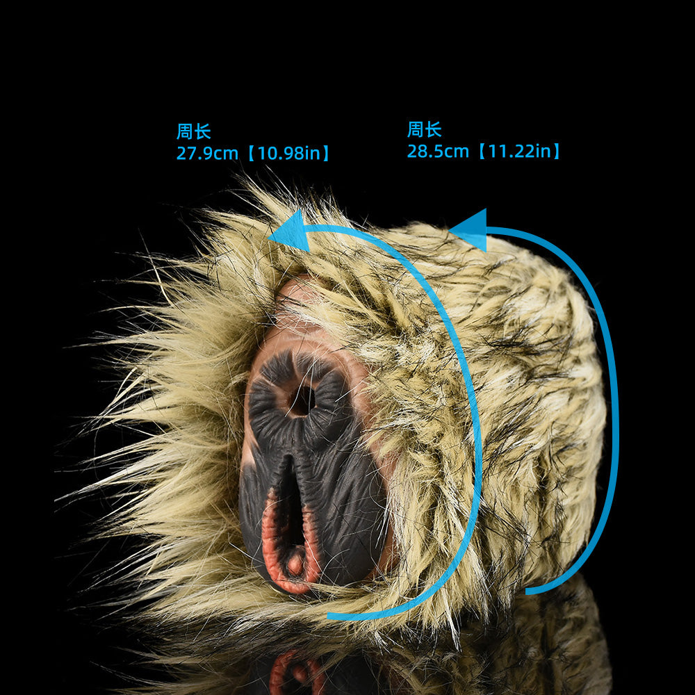Tibetan Yak Pocket Pussy – Furry Silicone Animal Masturbator with Realistic Vaginal Canal | Domlust