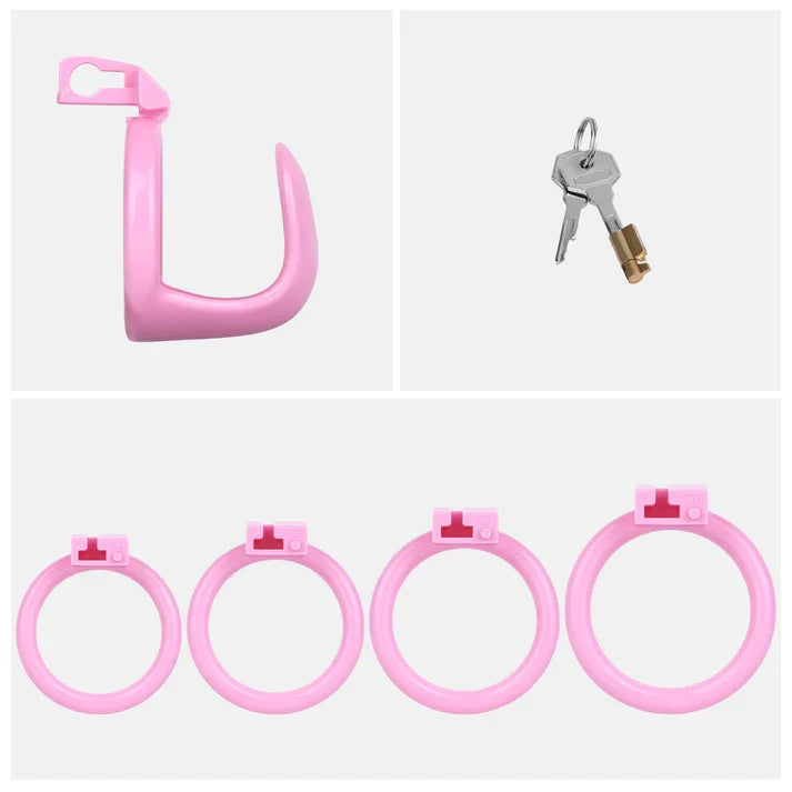 Semi-Open Male Chastity Cage – ABS Resin