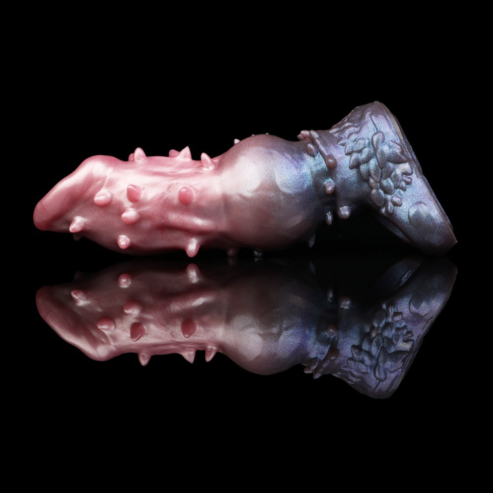 Spiked Monster Cock Sleeve - Textured Silicone Penis Extender for Enhanced Girth and Size