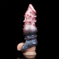 Spiked Monster Cock Sleeve - Textured Silicone Penis Extender for Enhanced Girth and Size