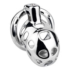 Breathable Aluminum Chastity Cage | Lightweight Mirror Polished Metal Chastity Device