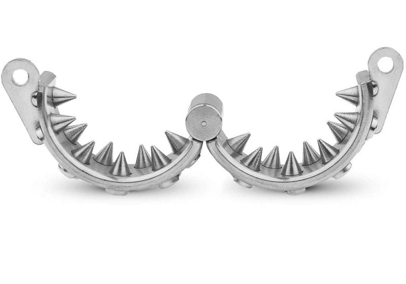 Stainless Steel Spiked Ball Stretcher | Scrotum Weight CBT Pendant for Men