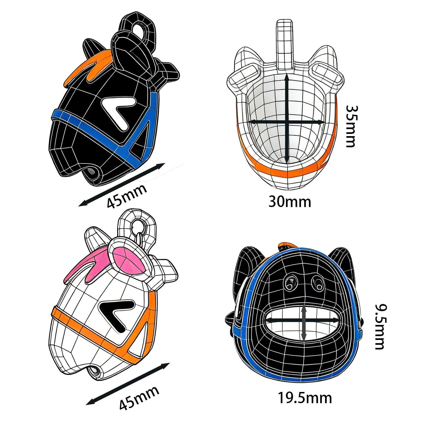 Pony Play Horse Head Chastity Cage – Cute Pony Lock 42-52mm