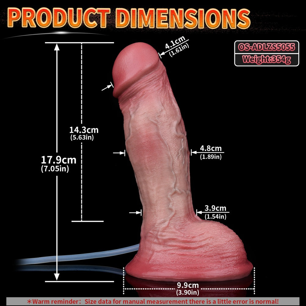 Squirting Dildo | Ejaculating Realistic Silicone 7.5 Inch Suction Cup – Domlust