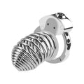 Chastity Cage Adjustable Size Cock Cage Skeletonized Breathable Stainless Steel Chastity Devices Male Chastity