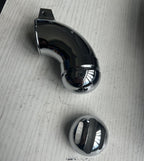 Fully Enclosed Adjustable Metal Chastity Cage with Built-in Lock – Secure & Comfortable Fit
