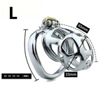 Cobra Metal Chastity Cage– Sleek, Durable & Secure LKM-023