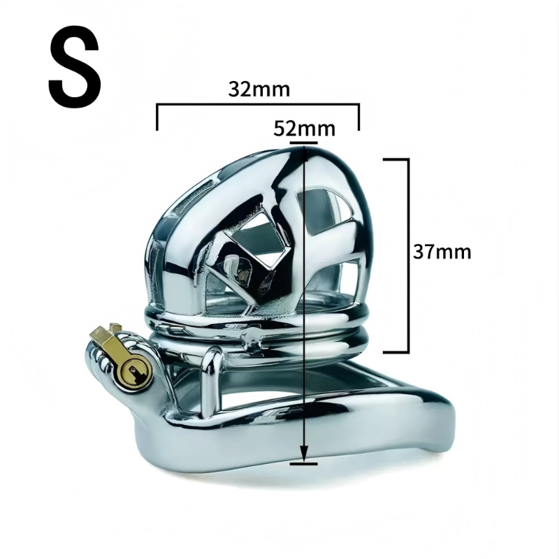 Cobra Metal Chastity Cage– Sleek, Durable & Secure LKM-023