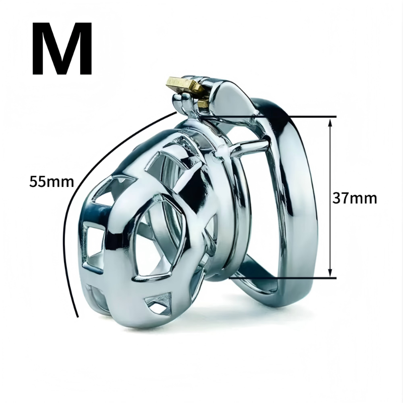 Cobra Metal Chastity Cage– Sleek, Durable & Secure LKM-023