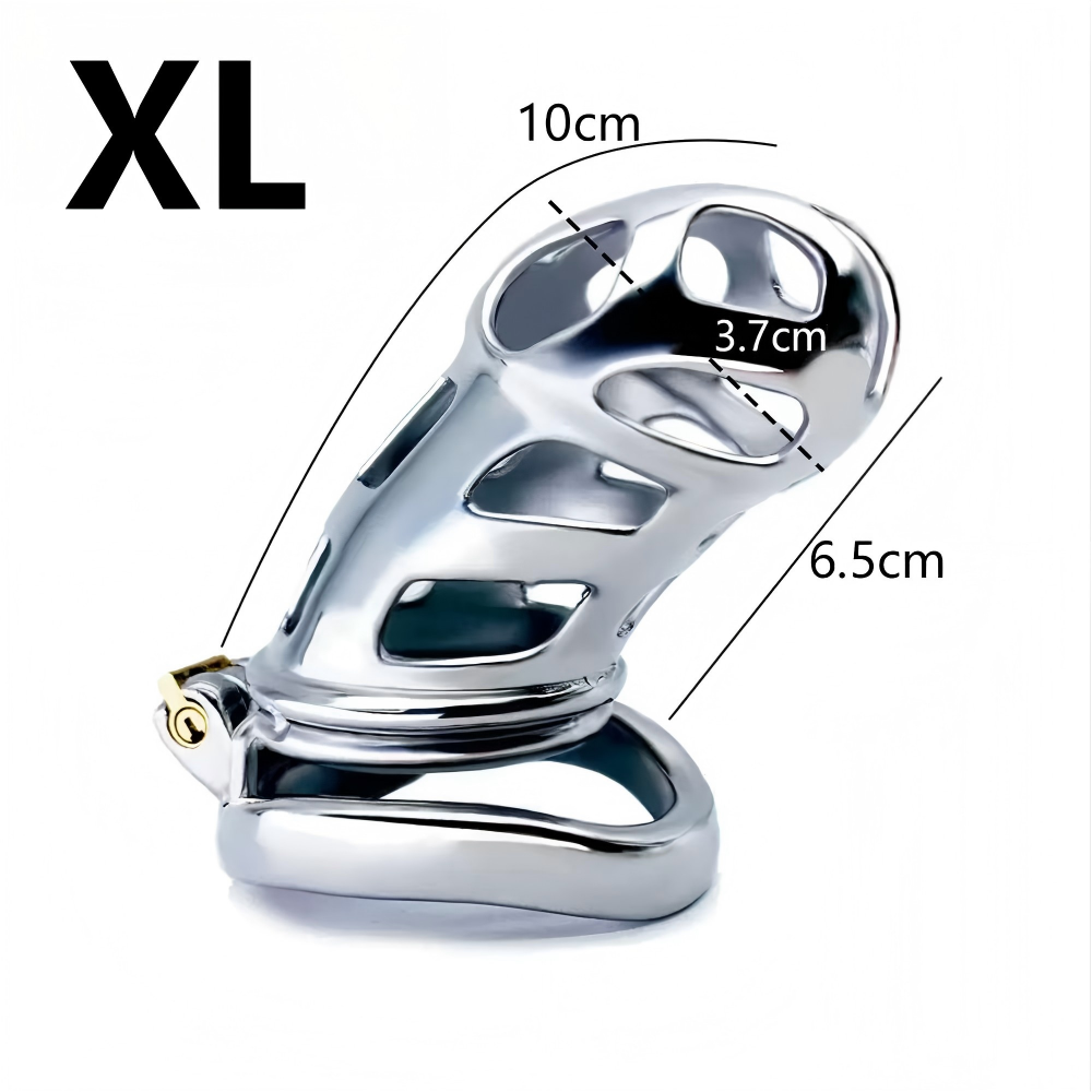 Cobra Metal Chastity Cage– Sleek, Durable & Secure LKM-023