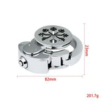Inverted Flat Chastity Cage Collection with Adjustable Rings – Heart, Sunburst & Shell Ventilation Patterns