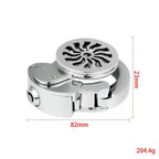 Inverted Flat Chastity Cage Collection with Adjustable Rings – Heart, Sunburst & Shell Ventilation Patterns