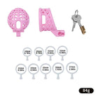 Resin Shaft-Only Chastity Cage | Ringless Breathable Coronal Ridge Fixation Design