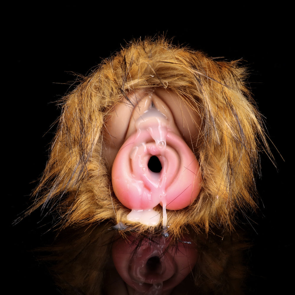 Tiger Furry Pocket Pussy – Realistic Beast Vagina Masturbator | Domlust Heavy Fetish Silicone