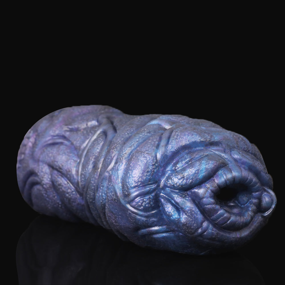 Fantasy Bull Pocket Pussy | Dark Blue Silicone Masturbator with Adjustable Suction — Domlust