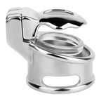 No Ball Ring Chastity Cage 2.0 Stainless Steel Glans Locking Male Chastity Device for Long-Term Comfortable Wear