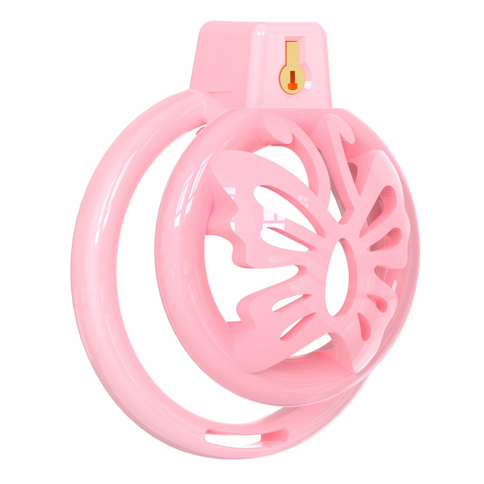 Short Soft Chastity Cage – Butterfly Vent Design, TPE/Silicone, Multi-Shaped