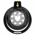 Short Soft Chastity Cage – Heart Vent Design, Silicone TPE, Multi-Shaped