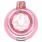 Short Soft Chastity Cage – Heart Vent Design, TPE/Silicone, Multi-Shaped