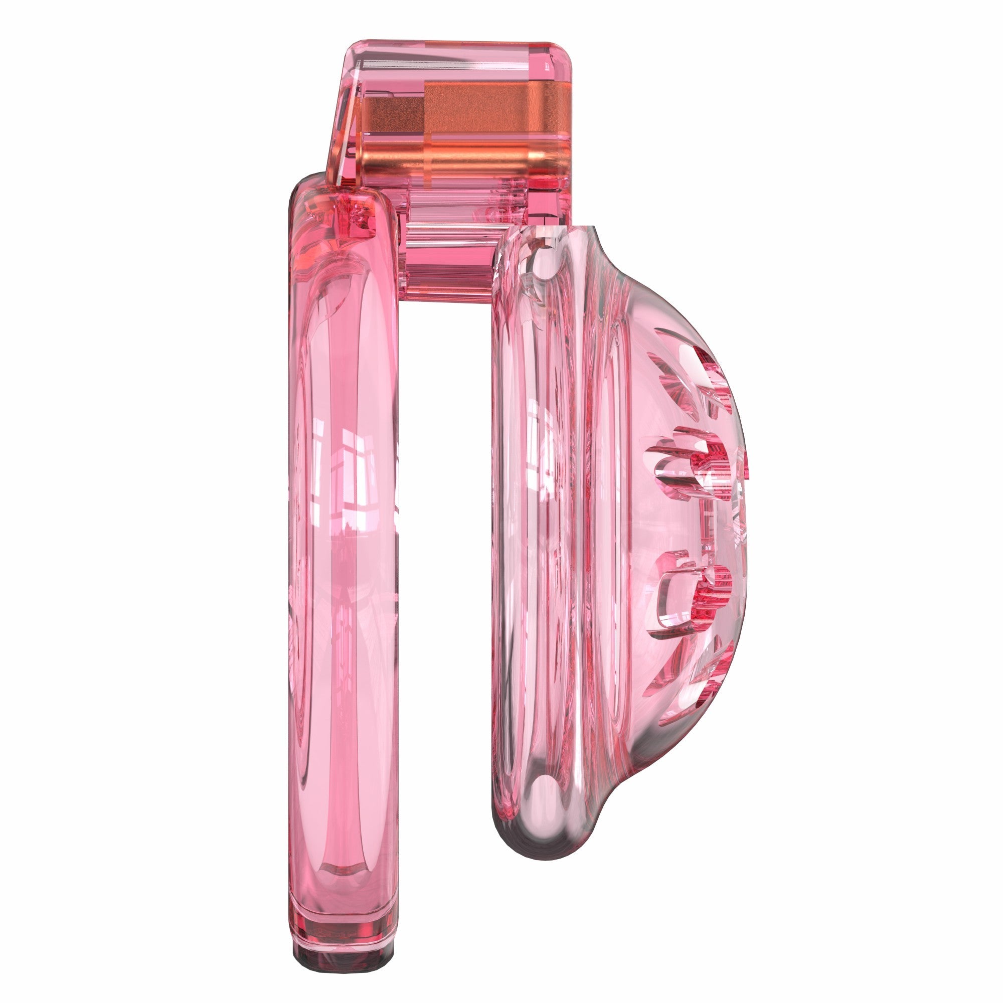 Short Soft Chastity Cage – Heart Vent Design, Silicone TPE, Multi-Shaped