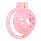 Short Soft Chastity Cage – Heart Vent Design, Silicone TPE, Multi-Shaped