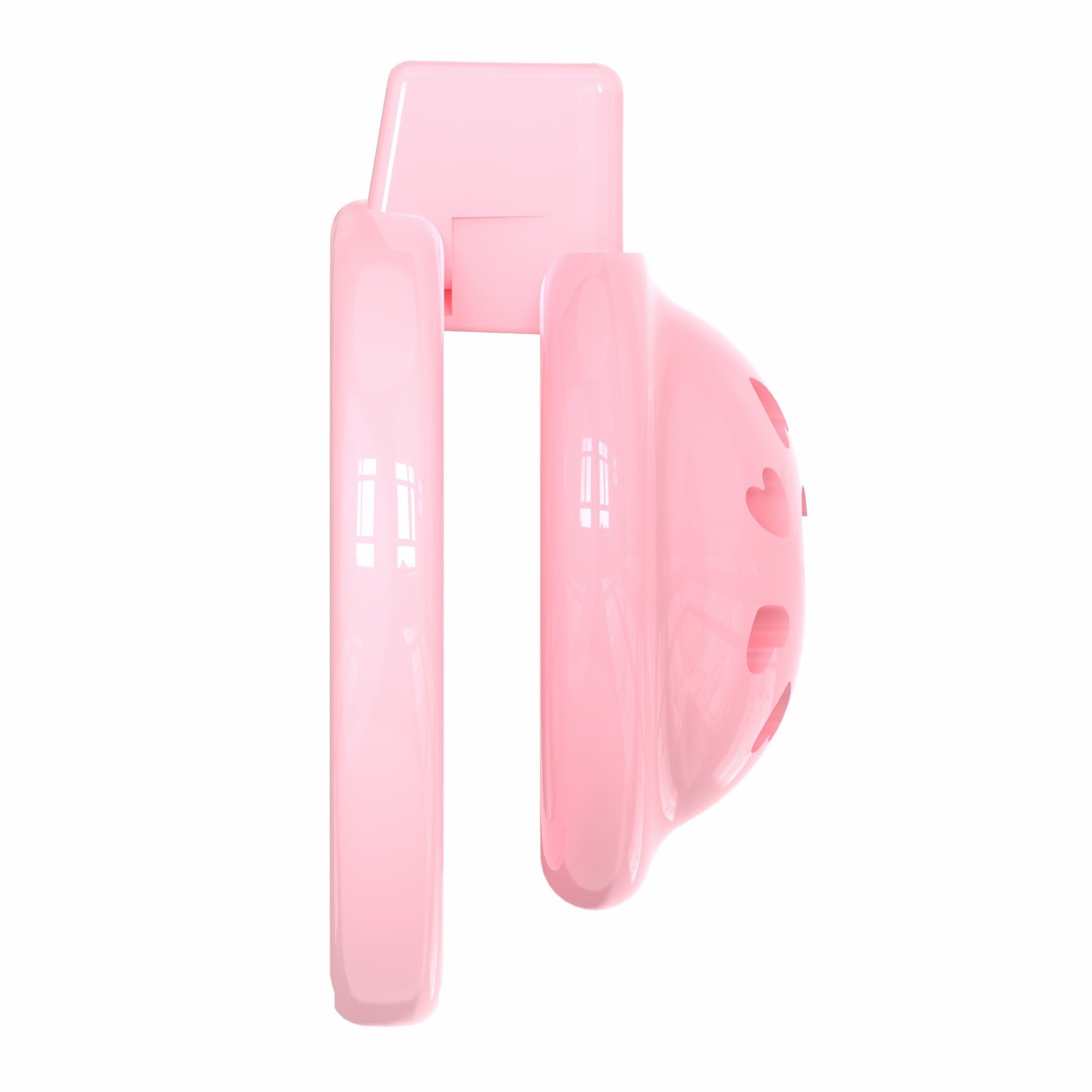 Short Soft Chastity Cage – Heart Vent Design, Silicone TPE, Multi-Shaped