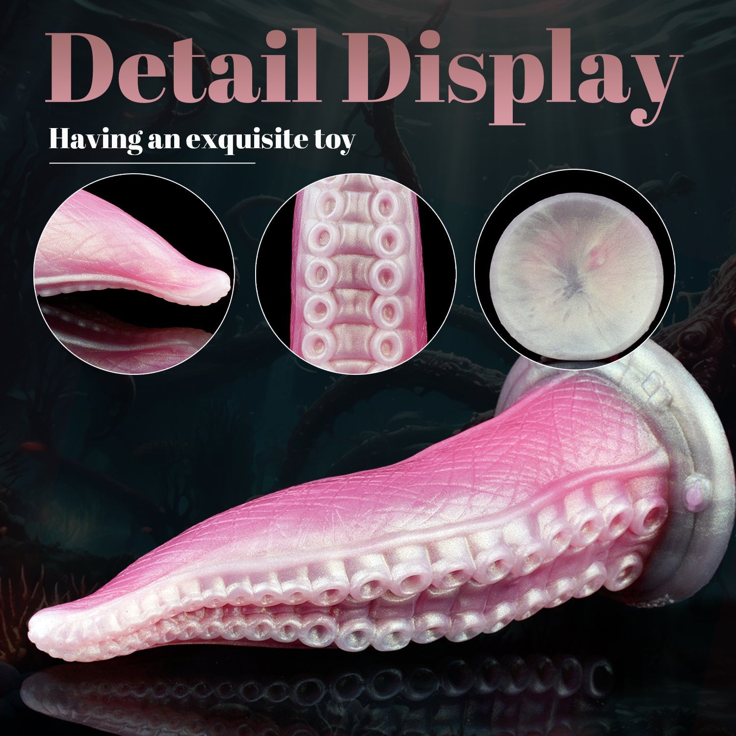 Fantasy Octopus Tentacle Dildo Butt Plug - Suction Cup Monsterdildo Anal Sex Toys