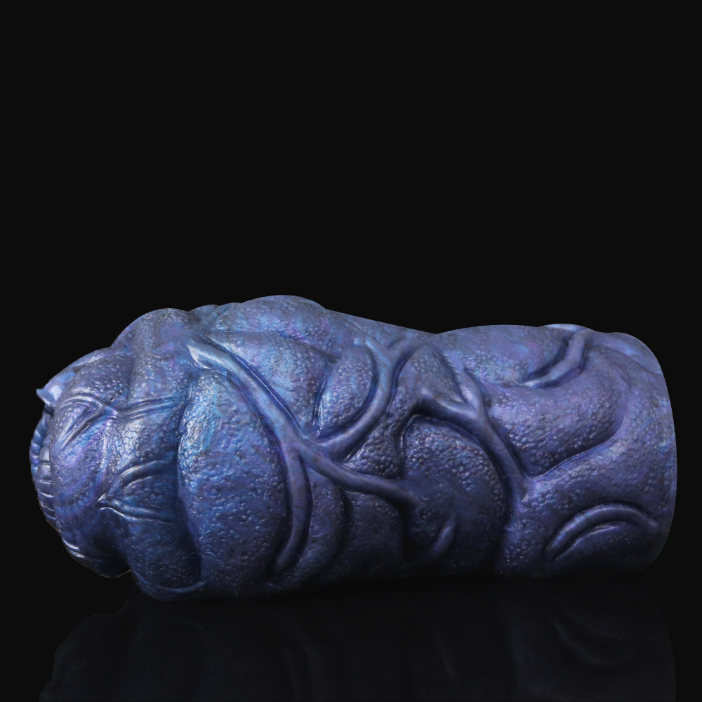 Fantasy Bull Pocket Pussy | Dark Blue Silicone Masturbator with Adjustable Suction — Domlust