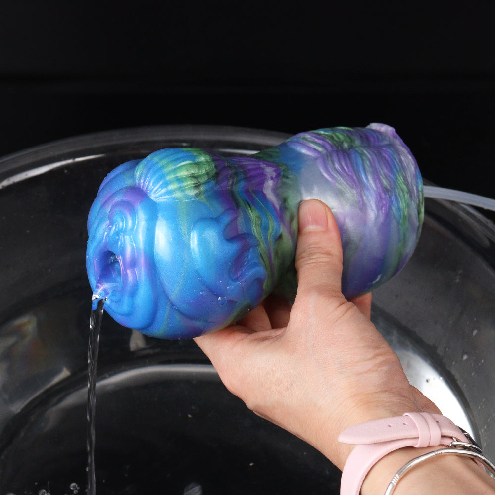 Ejaculating Alien Beast Pocket Pussy – Squirting Silicone Masturbator