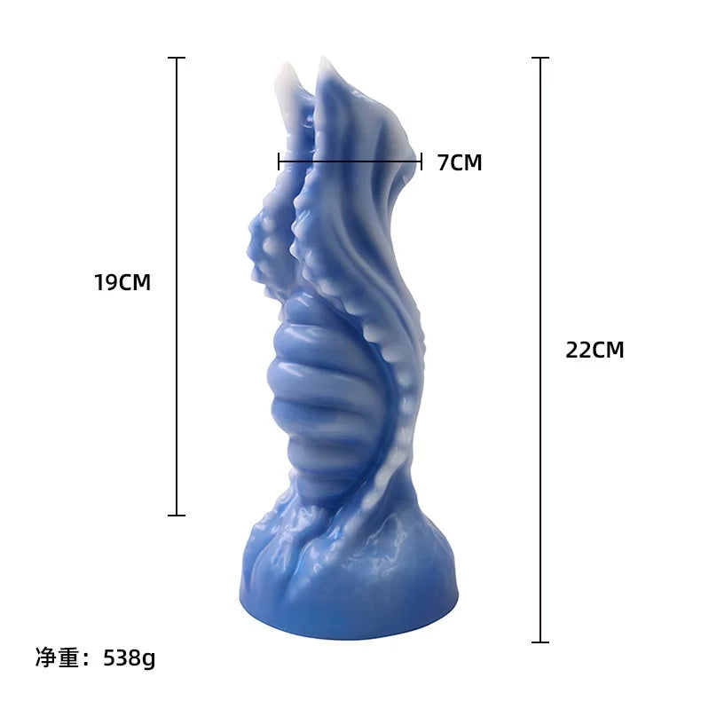 Alien Monster Dildo Butt Plug - Luminous Silicone Anal Dildo Male Female Sex Toys