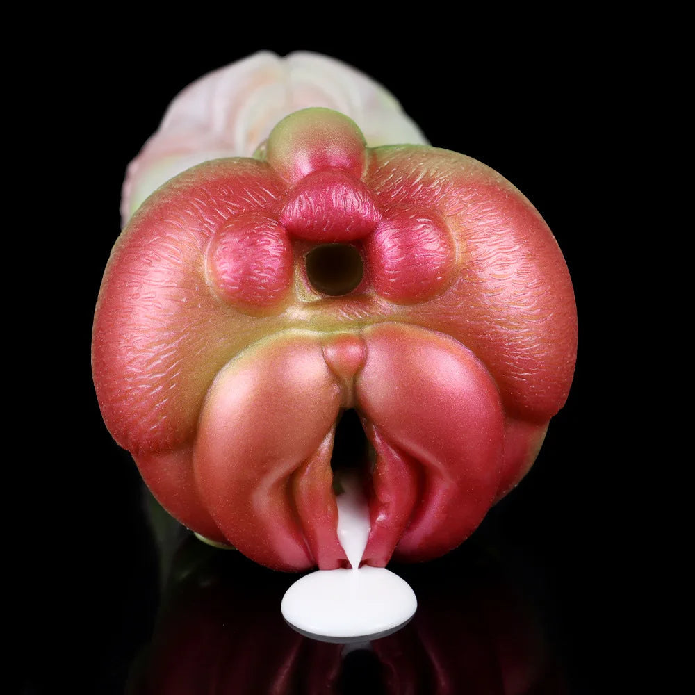 Fire Cat Pocket Pussy — Silicone Animal Fetish Male Masturbator | Domlust